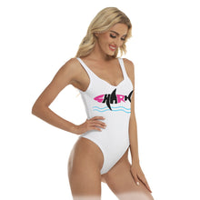 Load image into Gallery viewer, 1679 Isabella Saks branded women&#39;s Shark one-piece swimsuit