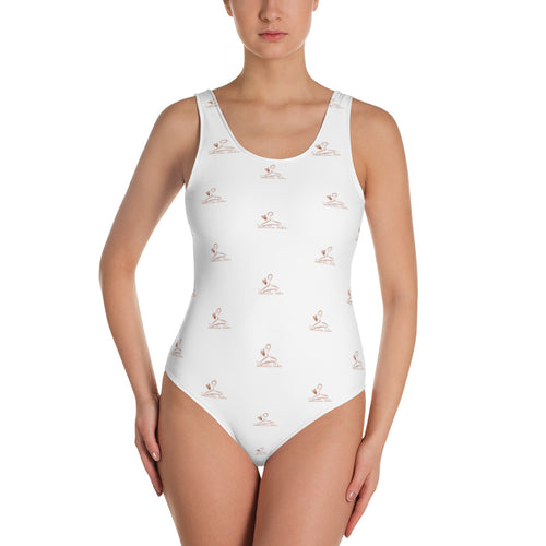 1533 Isabella Saks Branded One-Piece Swimsuit