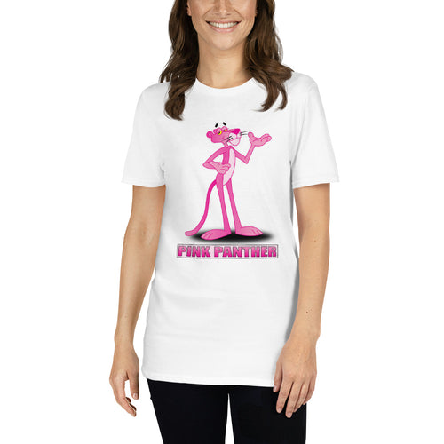 1637 Isabella Saks Branded Pink Panther Short-Sleeve Unisex T-Shirt