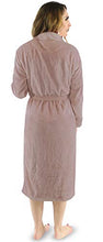 Load image into Gallery viewer, NY Threads Women Fleece Shawl Collar Bathrobe - Plush Long Robe