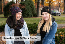 Load image into Gallery viewer, Funky Junque Oversized Slouchy Beanie Bundled with Matching Infinity Scarf