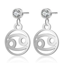 Load image into Gallery viewer, 1100 Vni &amp; Mia AAAAA Quality 100% Stainless Steel 12 Constellation Zodiac Earrings