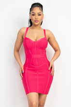 Load image into Gallery viewer, Sweetheart Wide Strap Bandage Dress