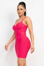 Load image into Gallery viewer, Sweetheart Wide Strap Bandage Dress