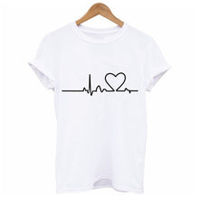 Load image into Gallery viewer, 700 Lghxlxry Women&#39;s Friends Printing Short Sleeve Woven T-Shirt