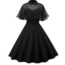 Load image into Gallery viewer, 161 AIYANGA Women&#39;s Elegant Vintage Style Gothic Spaghetti Strap High Waist Dress