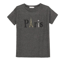 Load image into Gallery viewer, 1119 Winsleter Women&#39;s Loose Short Sleeve Paris Eiffel Tower T-Shirt