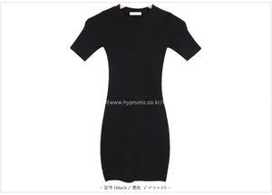 1111 Waitsun Summer Women's Cotton Linen Short Sleeve Mini Dress