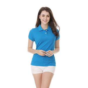 151 Abundance Filoh Multicolor Women's Cotton Short Sleeve Breathable POLO Shirt
