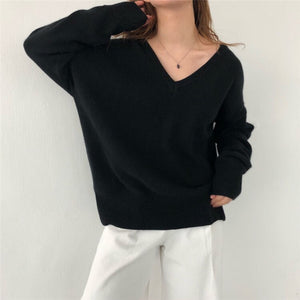 349 Color Faith Winter Women's Loose Casual Fashionable Knitting Sweaters Top
