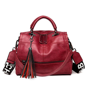 791 Molihuakai Vintage Style Designer Tassel Soft Faux Leather Luxury Handbags