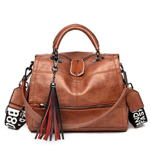 791 Molihuakai Vintage Style Designer Tassel Soft Faux Leather Luxury Handbags