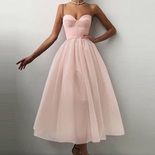 Load image into Gallery viewer, 1164 Women&#39;s Mesh Sleeveless Sweetheart Neck A-line Formal Dress