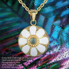 Load image into Gallery viewer, 448 Eudora Original Enamel Craft Holy Flower Bell Ball Pregnancy Pendant Necklace