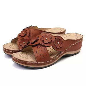 527 Hajink Women Casual Peep Toe Slippers Soft Bottom Shoes