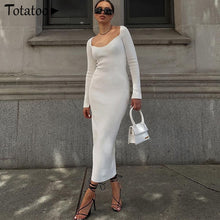 Load image into Gallery viewer, 1061 Totatoop Women&#39;s Turtleneck Knit Lantern Long Sleeve Sweater Mini Dress
