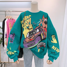 Load image into Gallery viewer, 535 Harajuku Women&#39;s Long Sleeve Scooby Doo Sweatshirt Pullovers
