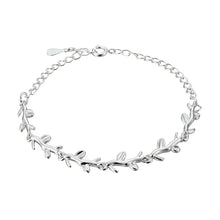 Load image into Gallery viewer, 383 DAIWUJAN 925 Sterling Silver Moonlight Forest Leaves Bracelets Leaves Bracelet