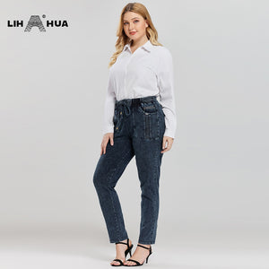 702 LIH HUA Women's High Flexibility Denim Jeans