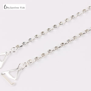 303 Carefree Fish Women's Adjustable Crystal Diamante Rhinestone Bra Straps Nice