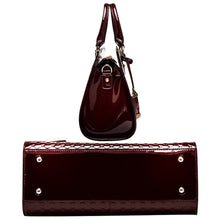 Load image into Gallery viewer, 253 Bihuo Women&#39;s Genuine Patent Leather Luxury Shoulder Handbags