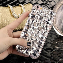 Load image into Gallery viewer, 681 LaMaDiaa Bling Rhinestone Crystal Diamond Faux Crown Phone Case For iPhone