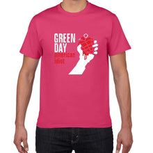 Load image into Gallery viewer, 1231 Yev Green Day Rock Band 100% Cotton Loose Short Sleeves T-Shirt