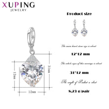 Load image into Gallery viewer, 1229 Xuping Luxury Synthetic Cubic Zirconia Gold Tone Copper Valentine&#39;s Day Gift