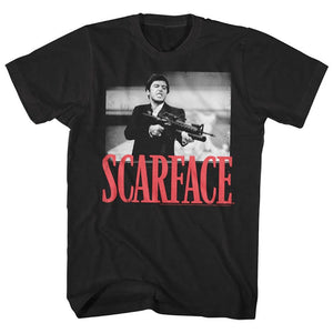698 LENGDANU Scarface Tony Montana Big Guns Little Friend T Shirt Pacino Plus
