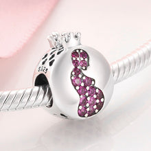 Load image into Gallery viewer, 626 Give Birth To Life Pregnant Mother Sterling Silver CZ Beads Fits Pandora Bracelets