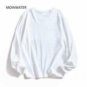 788 MOINWATER Women's O-neck Long Sleeve T-shirts