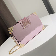 Load image into Gallery viewer, 741 Luxy Moon Women&#39;s Party Clutch Chain Sequin Box Shaped Cross Body HandBag