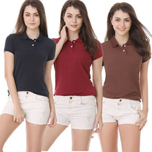 Load image into Gallery viewer, 151 Abundance Filoh Multicolor Women&#39;s Cotton Short Sleeve Breathable POLO Shirt