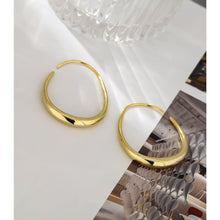 Load image into Gallery viewer, 1235 Yhpup New Fashion Brand 18K Over Copper Charm Metal Stud Hoop Earrings