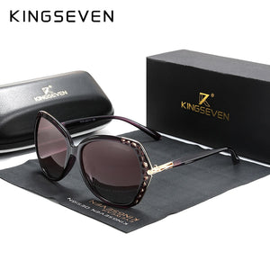 657 KINGSEVEN Elegant Young Women's Polarized Butterfly Style Sunglasses
