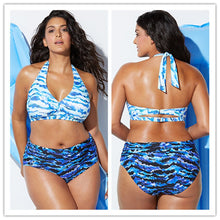 Load image into Gallery viewer, 263 BKNING Women&#39;s Push-Up Halter Bathing Suit Monokini Swimsuit Plus