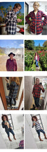 Load image into Gallery viewer, 1296 Women&#39;s Thick Warm Long Sleeve Button Down Plaid Shirt