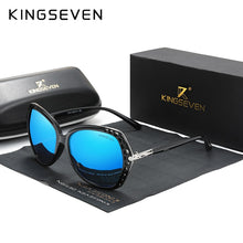 Load image into Gallery viewer, 657 KINGSEVEN Elegant Young Women&#39;s Polarized Butterfly Style Sunglasses