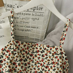 1399 Women's Floral Print A-Line Empire Waist Camisole Sling Dress