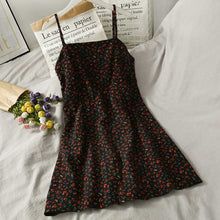 Load image into Gallery viewer, 1399 Women&#39;s Floral Print A-Line Empire Waist Camisole Sling Dress