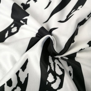468 Feitong Ladies Zebra Print Sleeveless A-Line Silhouette Mini Dress