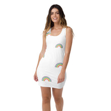 Load image into Gallery viewer, 1592 Isabella Saks Branded Rainbow Print Sublimation Cut &amp; Sew Dress