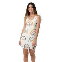 Load image into Gallery viewer, 1603 Isabella Saks Branded Rainbows Print Sublimation Cut &amp; Sew Dress