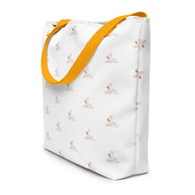 Load image into Gallery viewer, 1496 Isabella Saks Branded All-Over Print Large Tote Bag