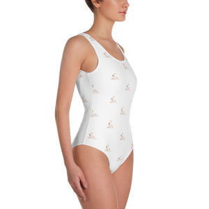 1533 Isabella Saks Branded One-Piece Swimsuit