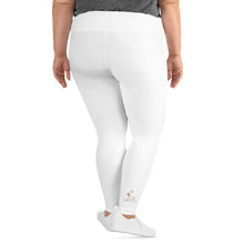 Load image into Gallery viewer, 1500 Isabella Saks Branded All-Over Print Plus Size Leggings