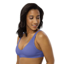 Load image into Gallery viewer, 1613 Isabella Saks Branded Blue Recycled padded bikini top