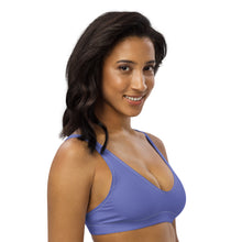Load image into Gallery viewer, 1613 Isabella Saks Branded Blue Recycled padded bikini top