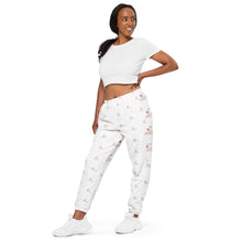 Load image into Gallery viewer, 1526 Isabella Saks Branded All-Over-Print Logo Track Pants