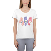 Load image into Gallery viewer, 1568 Isabella Saks Branded Care Bear Print Women&#39;s Athletic T-shirt